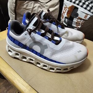 On Running Shoes, Cloudmonster size 8-1/2 mens. Used, have stains which is shown